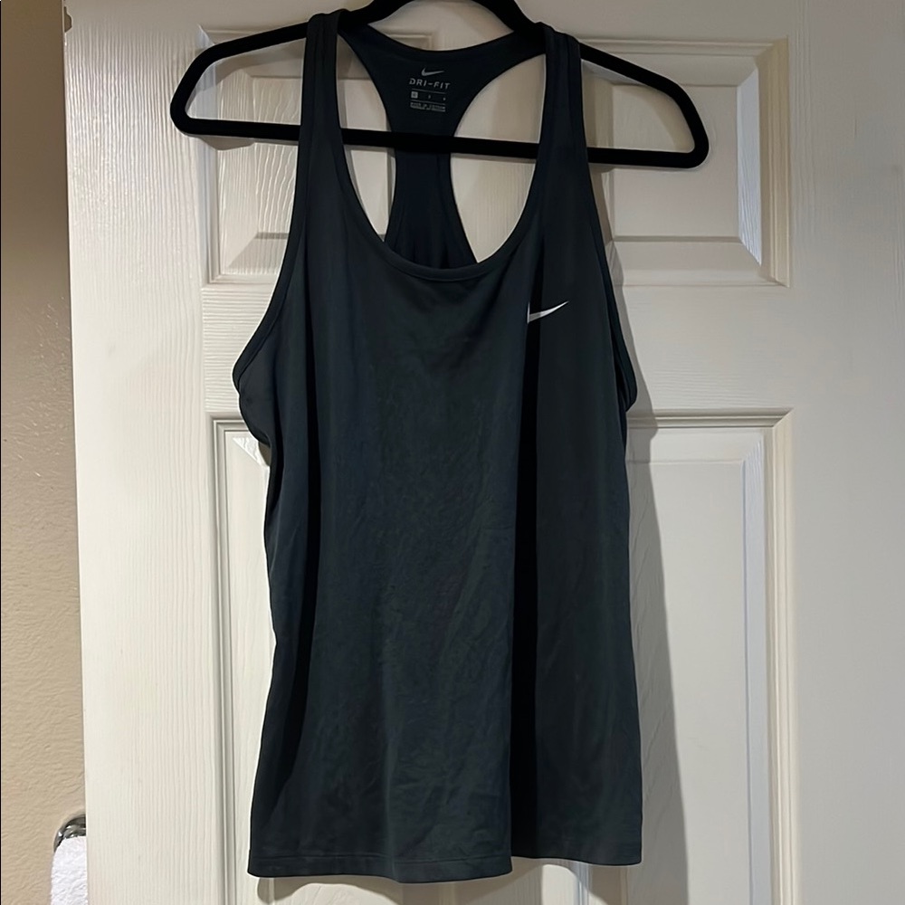 Nike Dri-Fit Black Tank Top Size Large